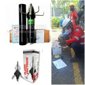 Ahli jasa pasang penangkal petir dan grounding mesin