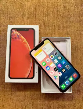 iPhone XR 128GB Coral Smartfren Lengkap