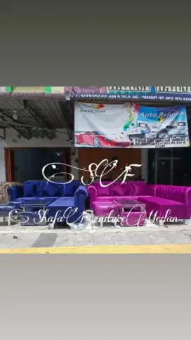 Sofa L gucci Tempahan
