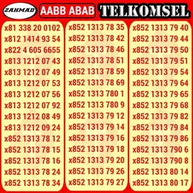 TSEL-B) NOCAN Telkomsel AABB ABAB ABBA kartu perdana nomor cantik simp