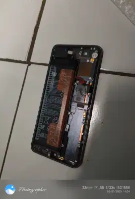 Lcd + frame + baterai + papan antena atas Mi note 10 /Pro Ori copotan