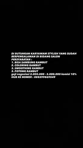 SALON DAN KECANTIKAN