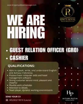 MARKETING GRO DAN RECEPTIONIST SPA