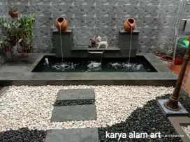 Jasa pembuatan kolam ikan koi minimalis dan natural terdekat