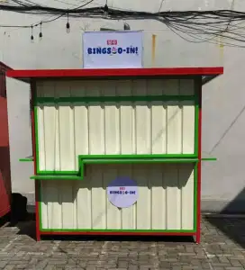 Booth Kontainer Gerobak Modern
