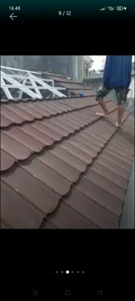 atap bocor kanopi atap bajarigan terpasang dll