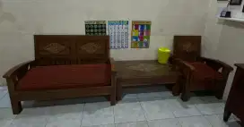 JUAL SET BANGKU JATI