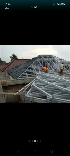 atap bocor kanopi atap bajarigan terpasang dll