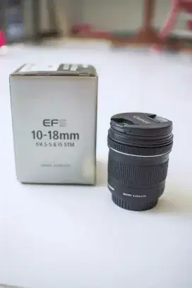 Lensa Canon EFS 10-18mm f/4.5-5.6 IS STM