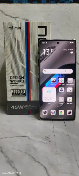 Infinik note 40 ram 8/256 fullset no minus