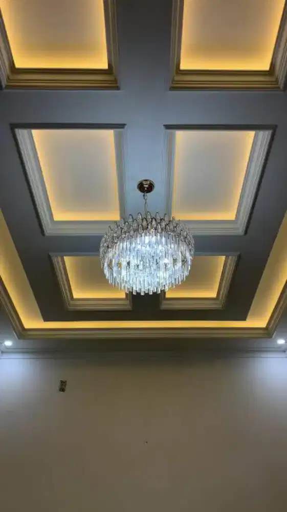 Plafond gypsum dan wall moulding