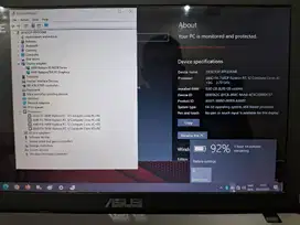 ASUS Baby ROG 15in 8GB 12Compute Laptop Gaming Desain Dual VGA R7 GRSI