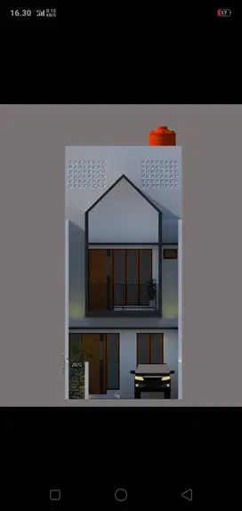 Rumah baru satu-satunya dalam perumahan kavling DKI harga di bawah 2M