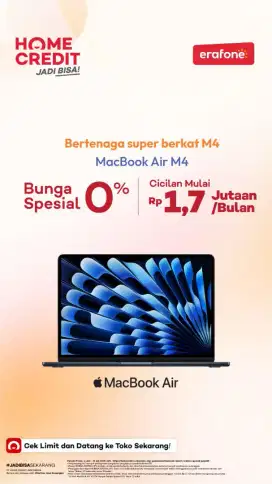 Cicilan Macbook Air M4 promo 0%
