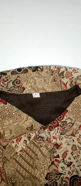 Batik Warna Coklat Lagii(Gratis/Free)