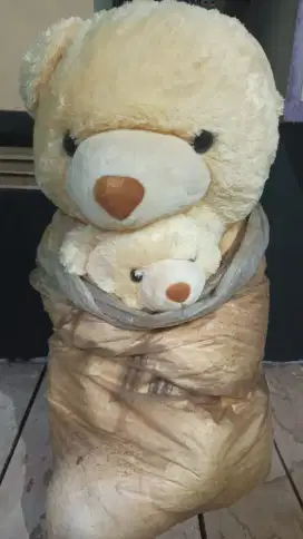 Jual ajah ni boneka sama anak nya kali ajah boneka super jumbo