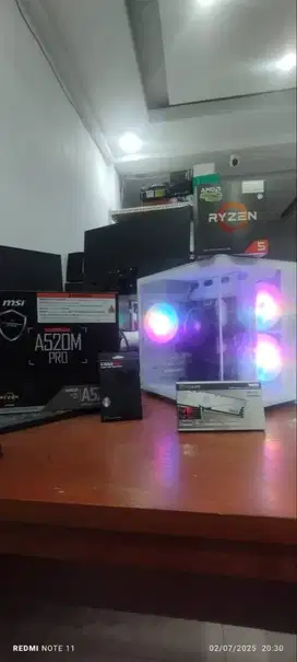 PC Gaming Ryzen 5 5600G VGA 2GB RAM 16GB Bergaransi