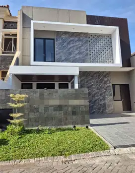 Rumah elite araya 2 lt siap huni blok golf bangunan bagus + furniture