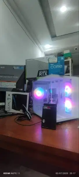 PC intel i5 12400F RTX 3050 6GB RAM 16GB Bergaransi