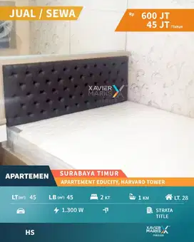 e006 Apartemen Harga Miring Educity Pakuwon City, Surabaya Timur