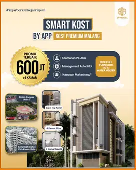 Hunian Kost Modern di Sekitar Kampus Favorit Anda!