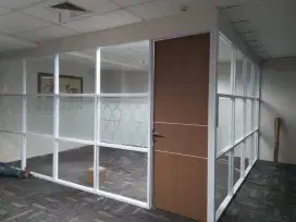 Partisi Aluminium kaca
