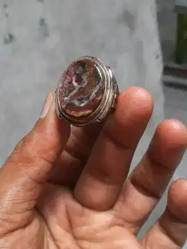 Batu akik gambar motif orang