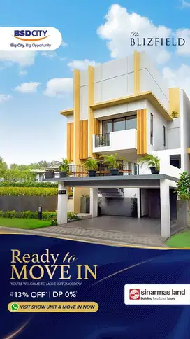 Dijual Rumah Elit The Blizfield at BSD City Private Cluster Tangerang
