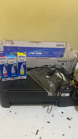 Printer Epson l121 free tinta