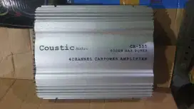 Power mobil 4channel coustic audio ca-555 second normal Siap pakai