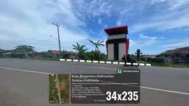 TANAH LUAS PINGGIR JALAN RAYA LIANG ANGGANG
