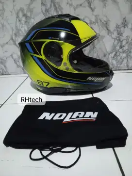 Helm Nolan N87 Series (Ori Made In Italy)gratis tas Helm