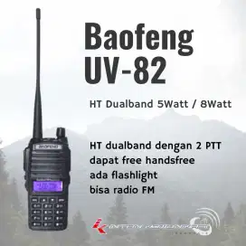 HT baofeng uv82 8watt power kuat