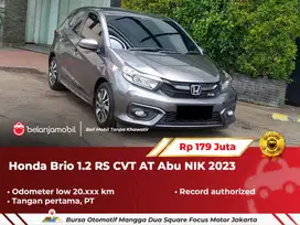 [ TANGAN PERTAMA ] Honda Brio 1.2 RS CVT AT Abu 2023/2024