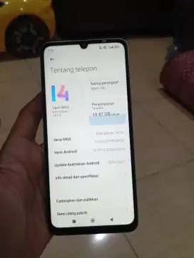 Jual TT BT redmi 13c ram 8+4/256gb no minus