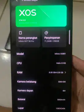 Infinix Hot 50 Pro 8/256 Fullset