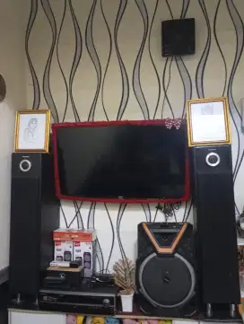 jual tv 42 inci + bigband polytron