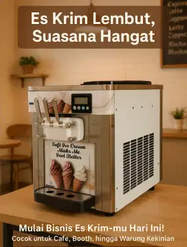 Mesin Soft Ice Cream Table