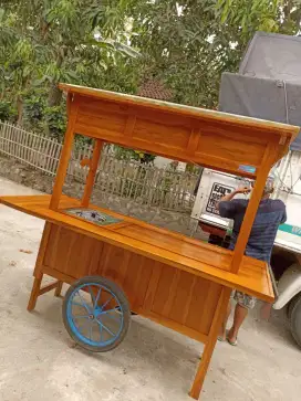 Gerobak Angkringan jg Melayani Pesanan Grobak Bakso Mie Bubur Sate dlL