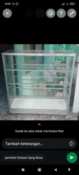 Etalase siap pakai