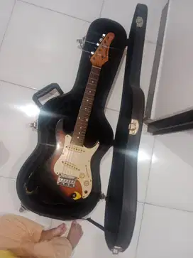 gitar listrik sammick 3/4 Harga plus hardcase