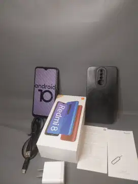 Xiaomi Redmi 8 Dualsim 4G Ram 4/64GB Lengkap dari baru Onyx Black BU