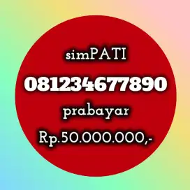 NOMOR CANTIK SIMPATI 677890