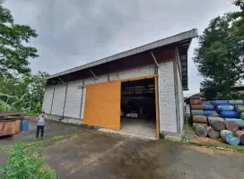 Jual Gudang dan Tanah di jl Raya Cileungsi Setu