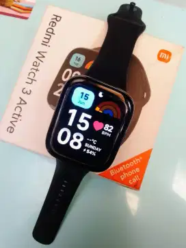 Redmi 3 Active smart watch (Lengkap dusbook, kabel charge)