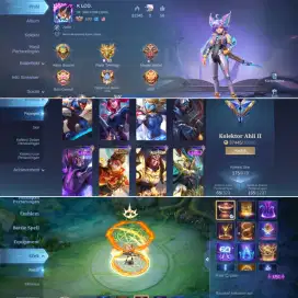 Jual akun ML spek liat gambar aja