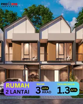 Rumah 2 lantai harga 300 juta Karawang Jawa Barat