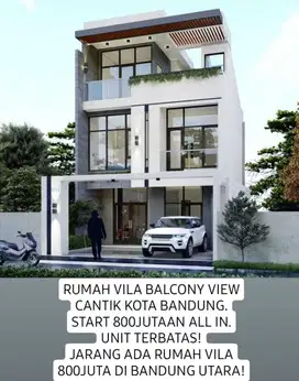 Dijual Rumah Balcony 2 lantai Sariwangi Bandung Utara