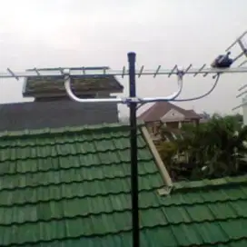 Gudang pemasangan Antenna tv digital, siaran pasti muncul bagus