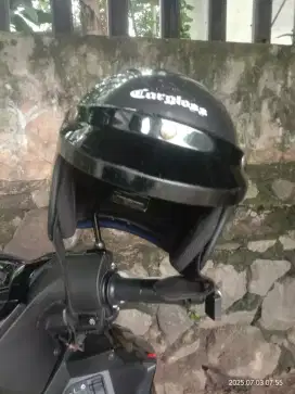 Helm Cargloss warna abu abu